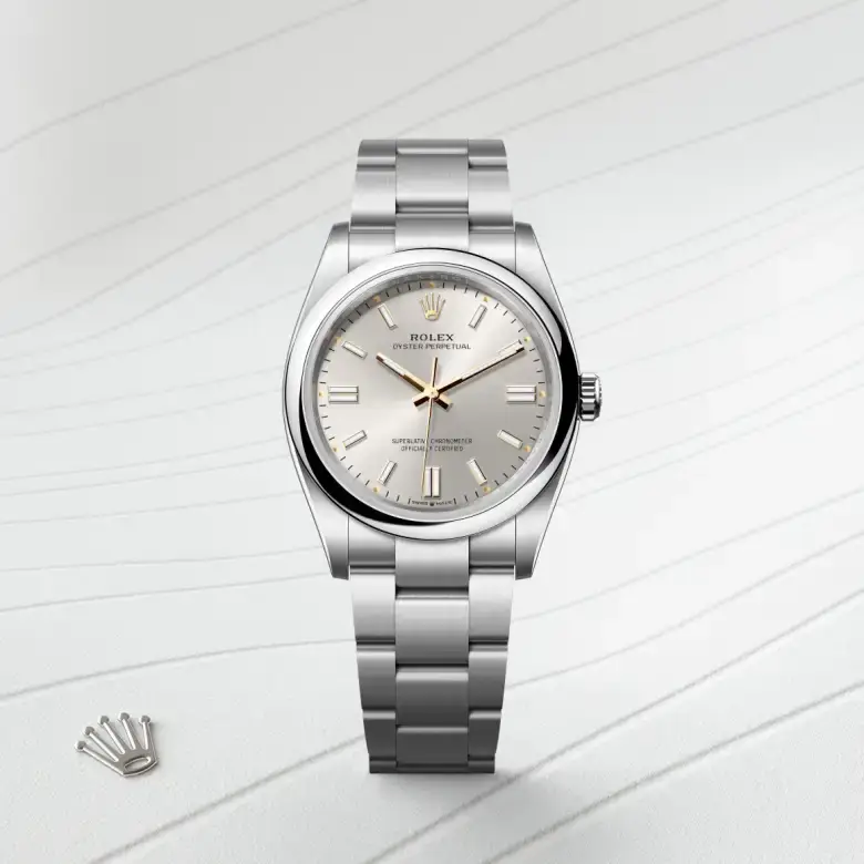 rolex oyster perpetual in oystersteel, m126000-0001 - watch palace, First image