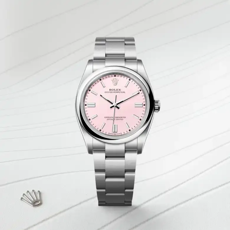 rolex oyster perpetual in oystersteel, M126000-0008- watch palace, First image
