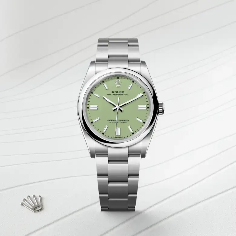 rolex oyster perpetual in oystersteel, M126000-0011- watch palace, First image