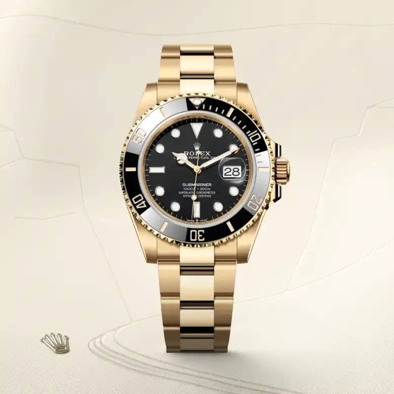 rolex submariner in 18 ct yellow gold, m126618ln-0002 - watch palace, First image