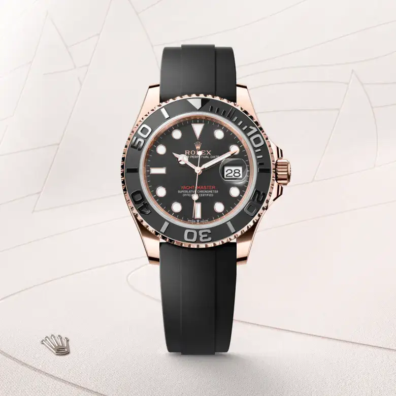 rolex yacht-master in 18 ct everose gold, m126655-0002 - watch palace, First image