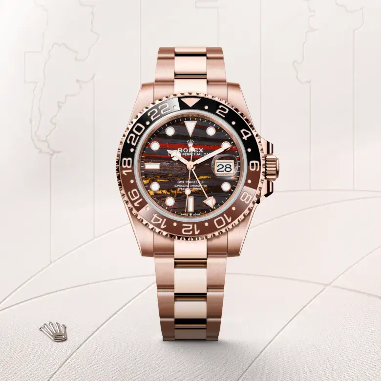 rolex gmt-master ii in 18 ct everose gold, m126715chnr-0002 - watch palace, First image