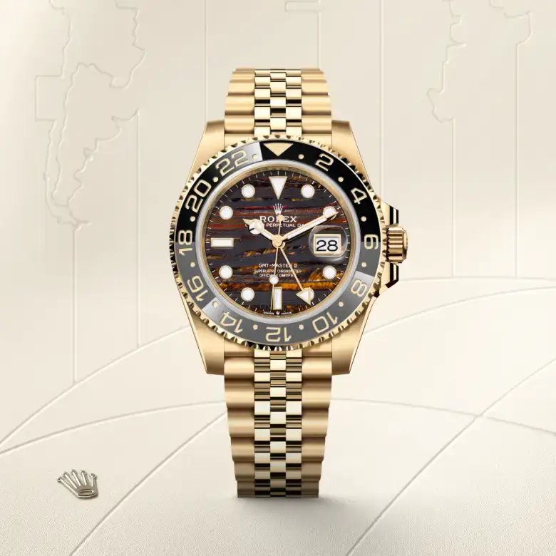 rolex gmt-master ii in 18 ct yellow gold, M126718GRNR-0002- watch palace, First image