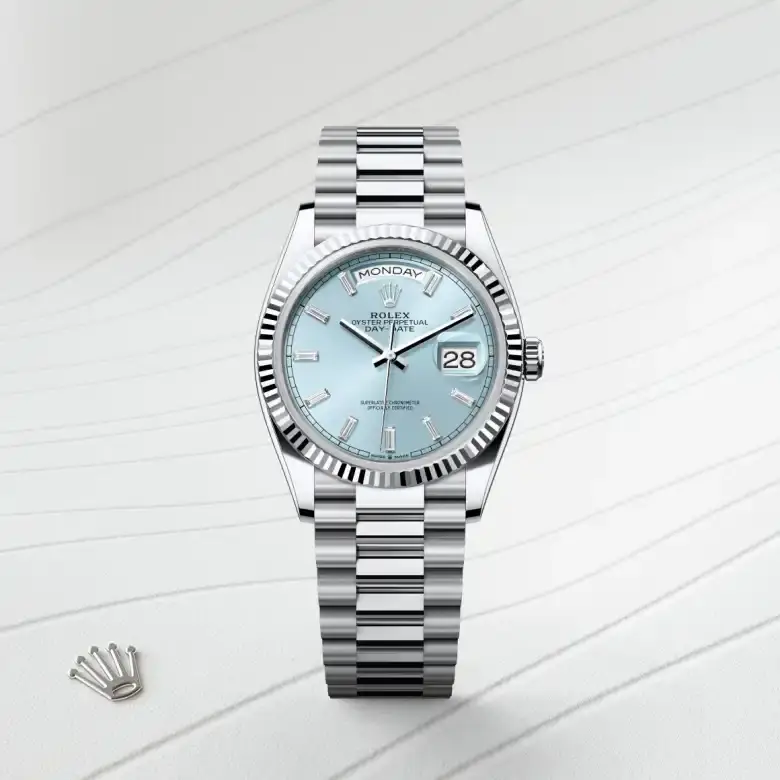rolex day-date in platinum, M128236-0009- watch palace, First image