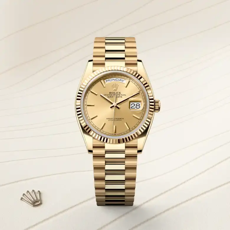 rolex day-date in 18 ct yellow gold, m128238-0045 - watch palace, First image