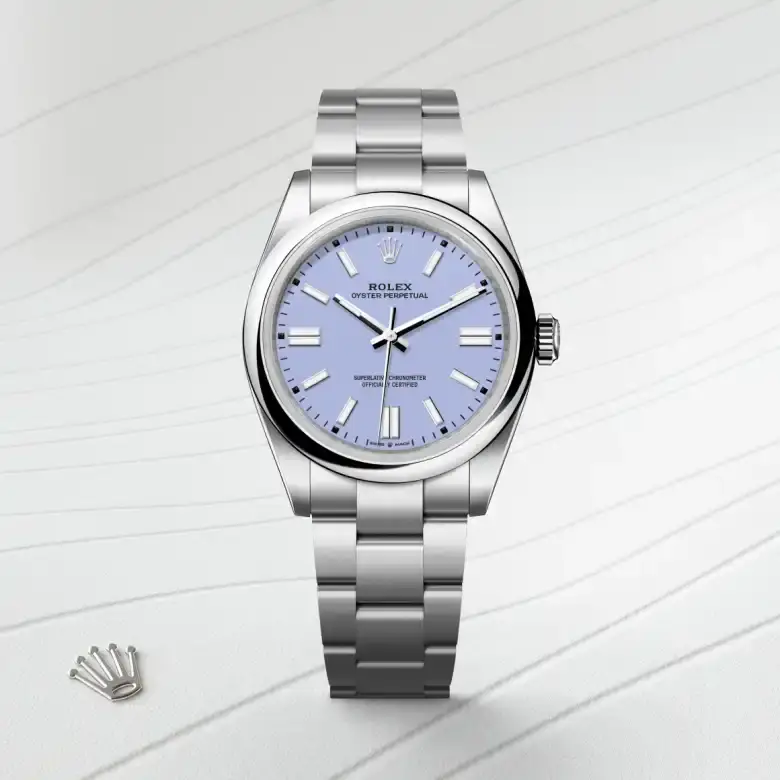 rolex oyster perpetual in oystersteel, M134300-0012- watch palace, First image