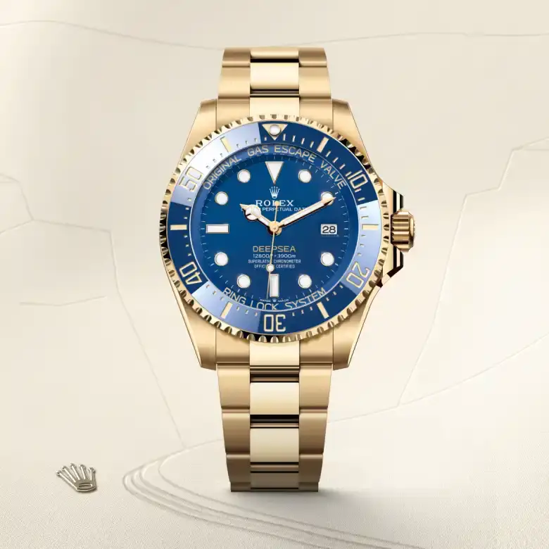 rolex deepsea in 18 ct yellow gold, m136668lb-0001 - watch palace, First image