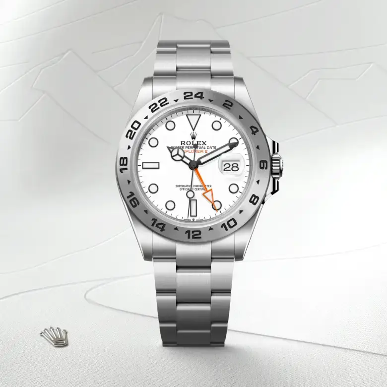 rolex explorer ii in oystersteel, m226570-0001 - watch palace, First image