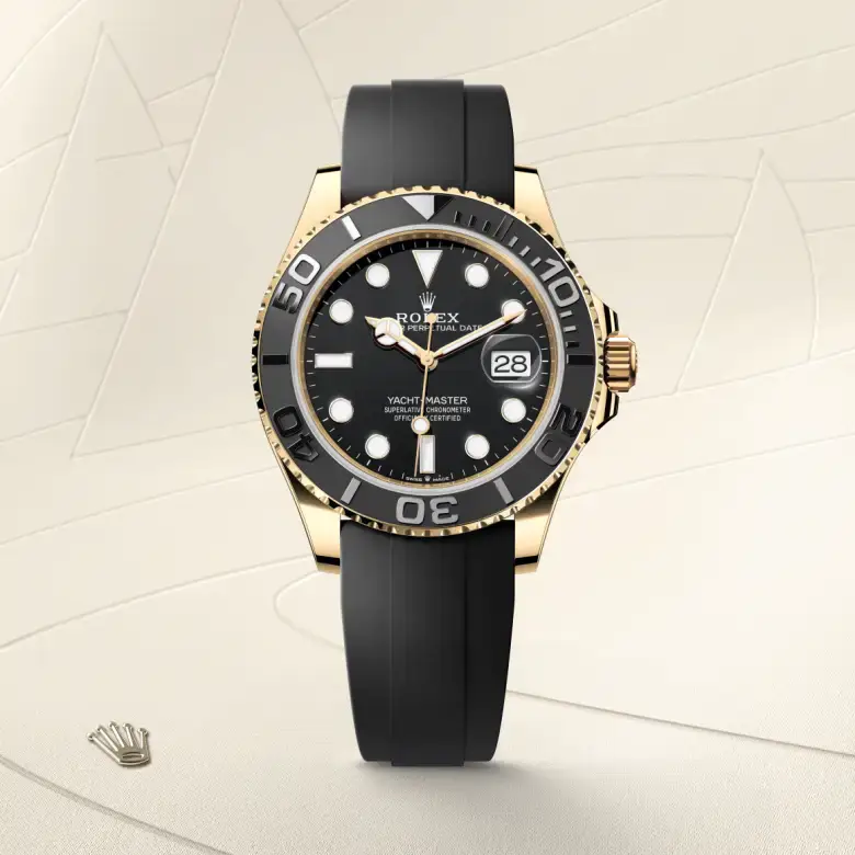 rolex yacht-master in 18 ct yellow gold, m226658-0001 - watch palace, First image