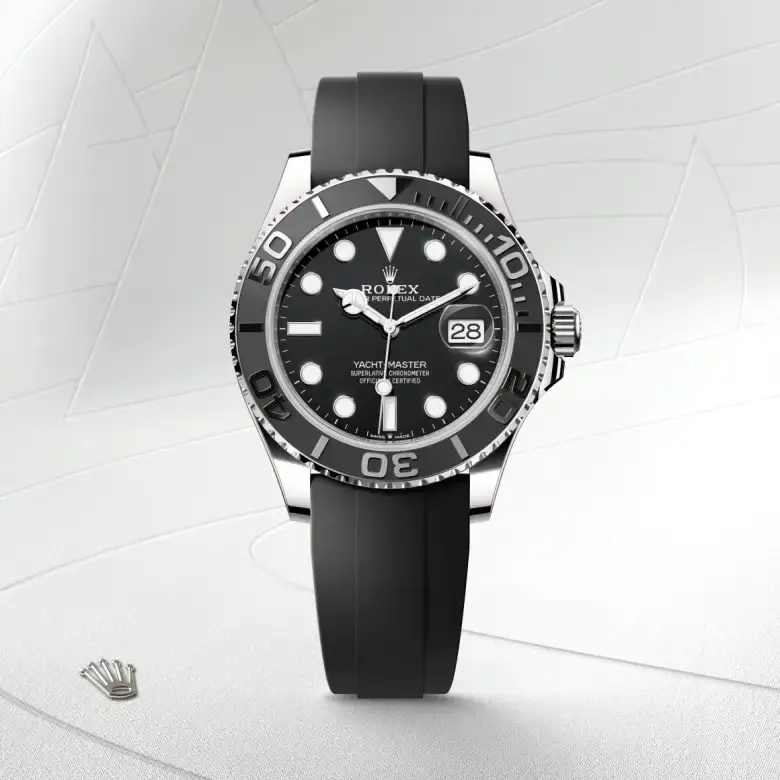 rolex yacht-master in 18 ct white gold, m226659-0002 - watch palace, First image
