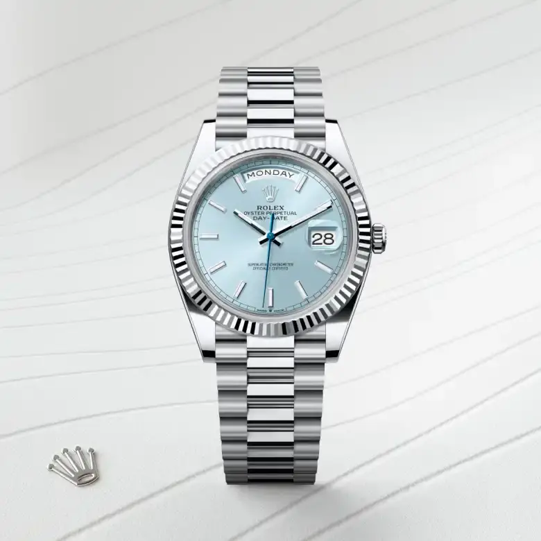 rolex day-date in platinum, m228236-0018 - watch palace, First image