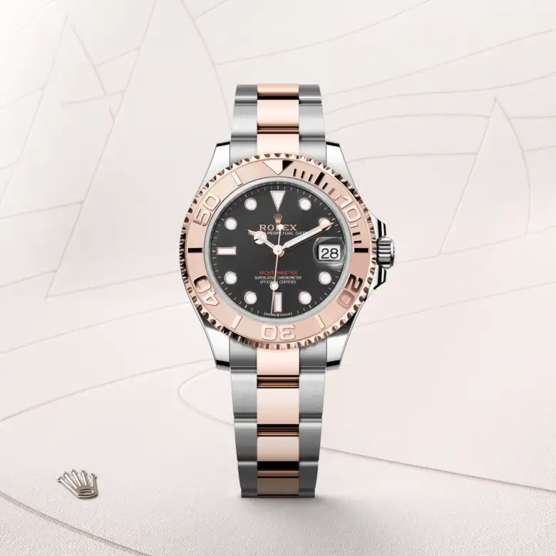 rolex yacht-master in everose rolesor, M268621-0004- watch palace, First image