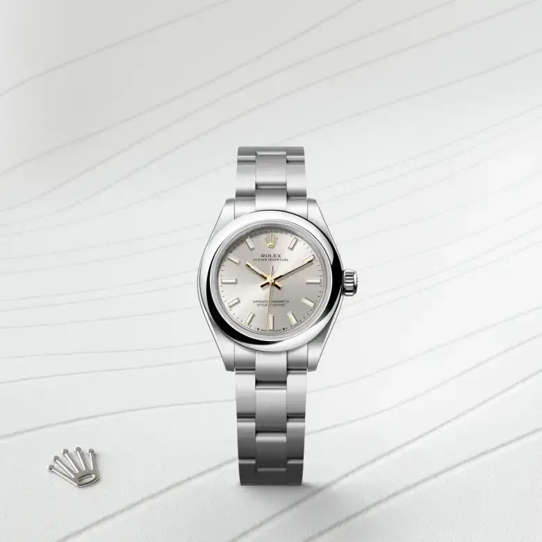 rolex oyster perpetual in oystersteel, M276200-0001- watch palace, First image