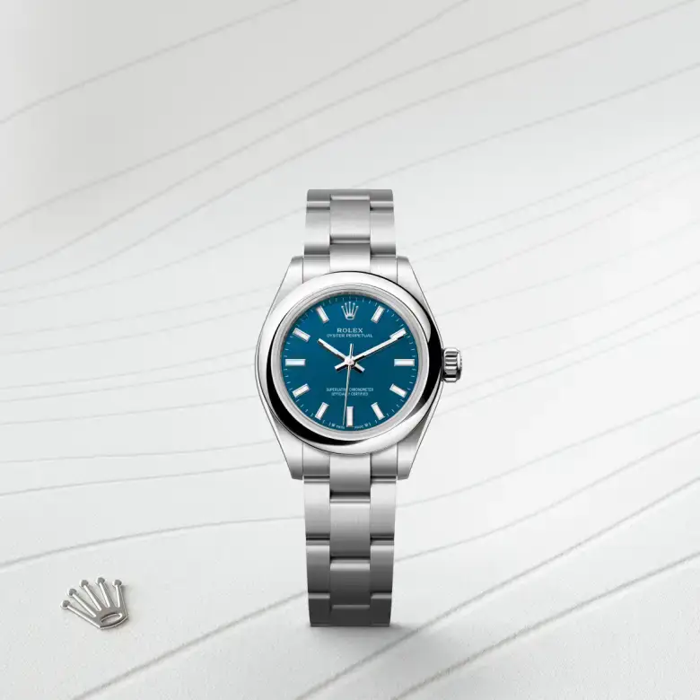 rolex oyster perpetual in oystersteel, M276200-0011- watch palace, First image