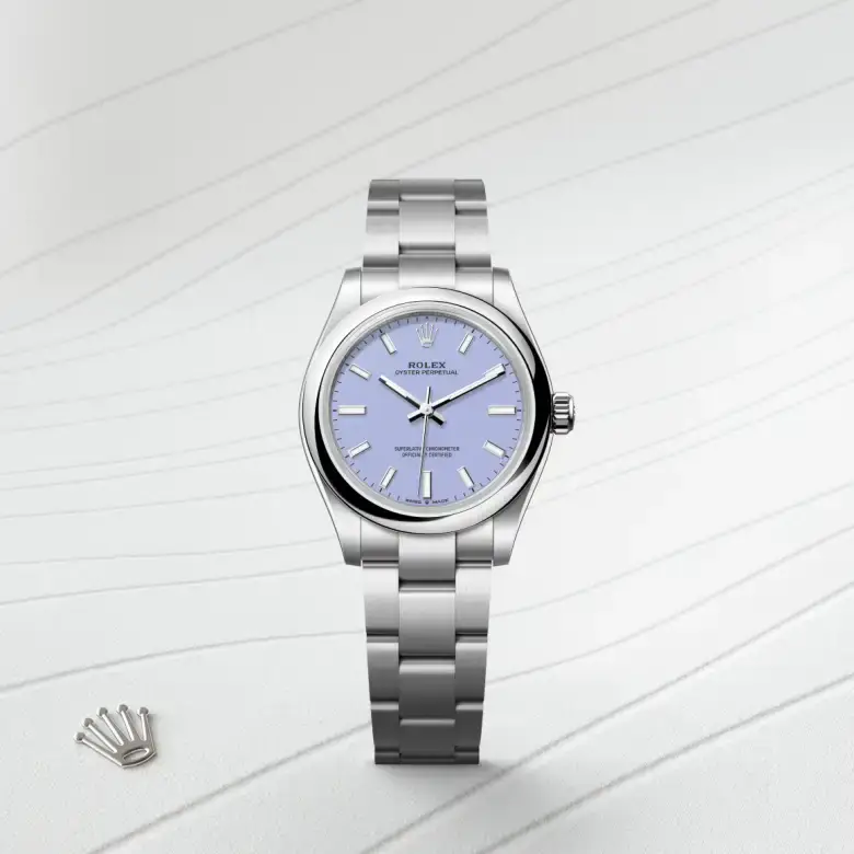 rolex oyster perpetual in oystersteel, m277200-0014 - watch palace, First image
