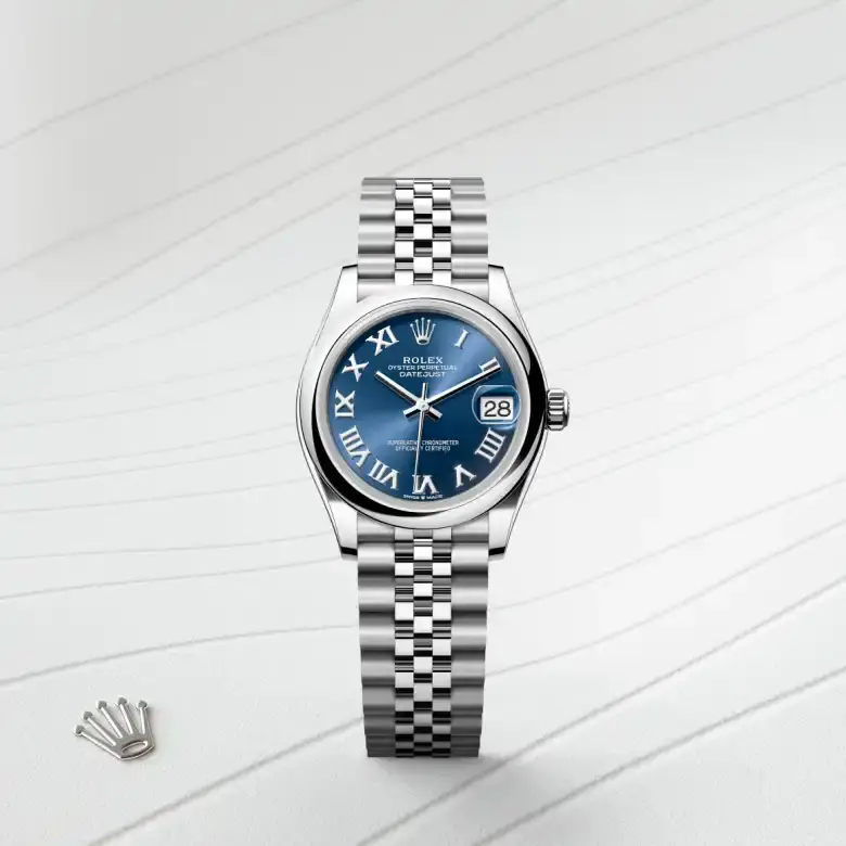 rolex datejust in oystersteel, m278240-0018 - watch palace, First image