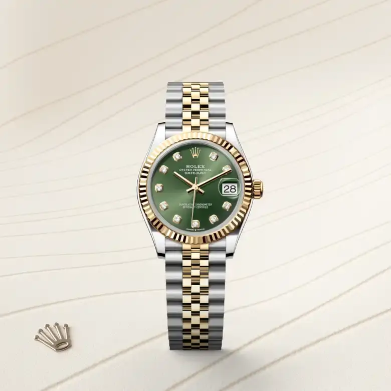 rolex datejust in yellow rolesor, M278273-0030- watch palace, First image