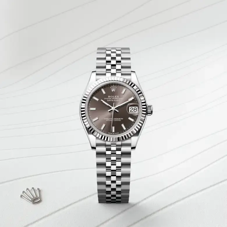 rolex datejust in white rolesor, M278274-0016- watch palace, First image