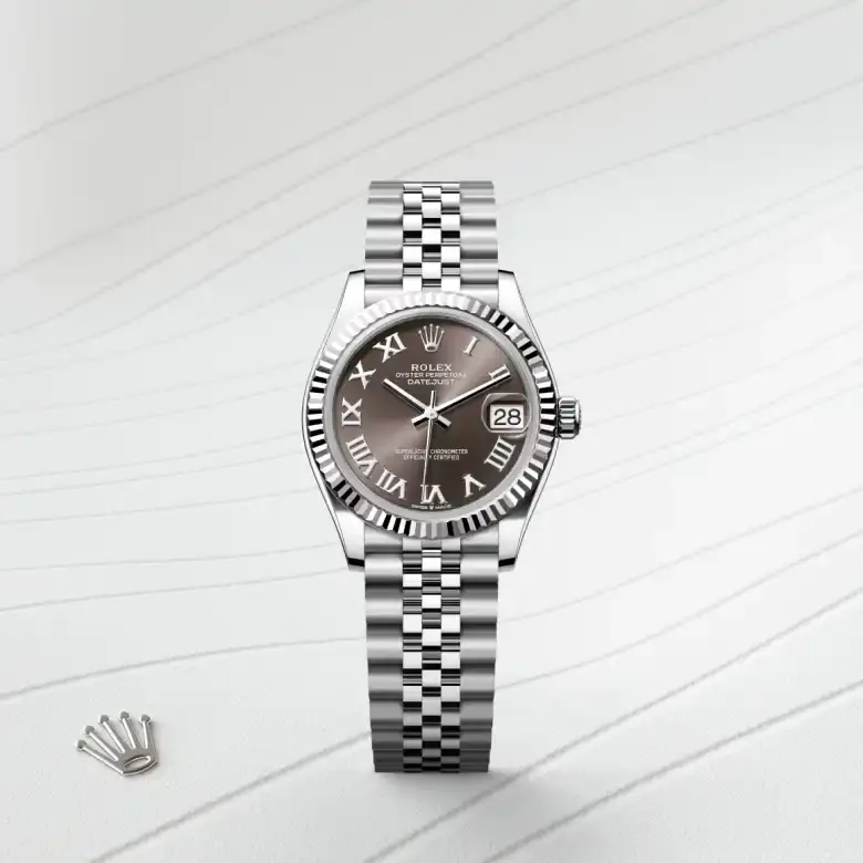 rolex datejust in white rolesor, M278274-0022- watch palace, First image