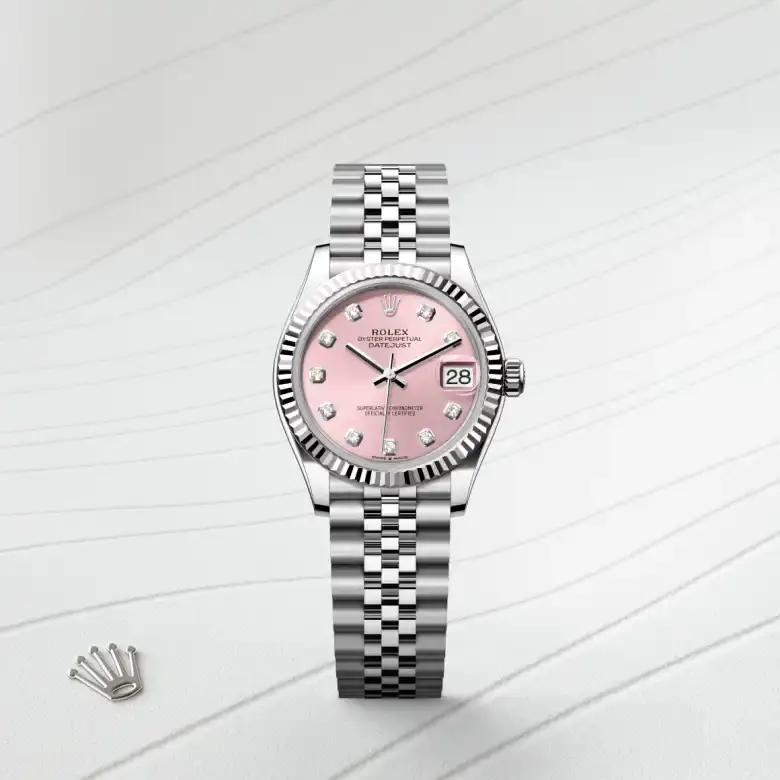 rolex datejust in white rolesor, M278274-0032- watch palace, First image
