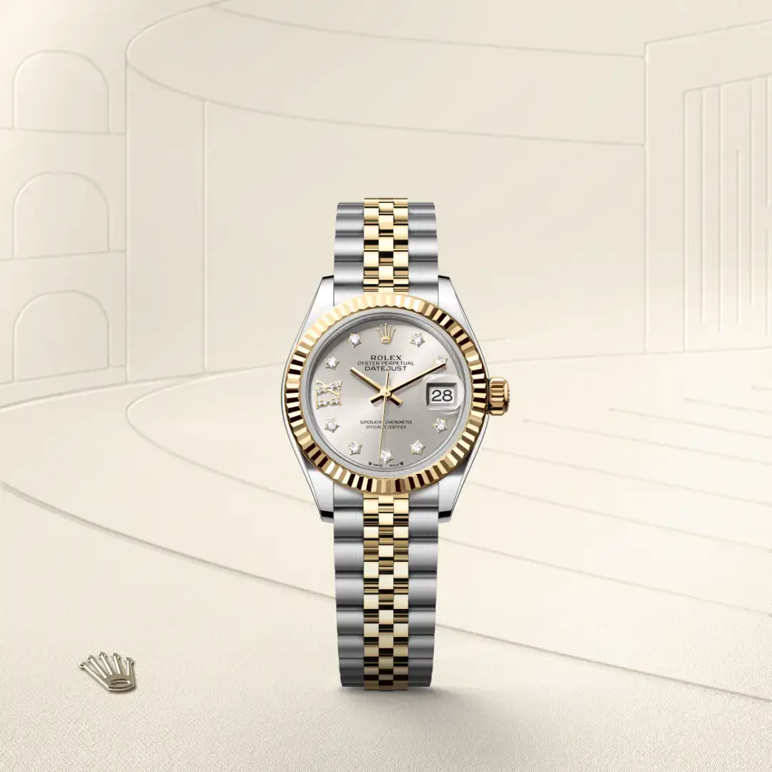 rolex lady-datejust in yellow rolesor, M279173-0003- watch palace, First image