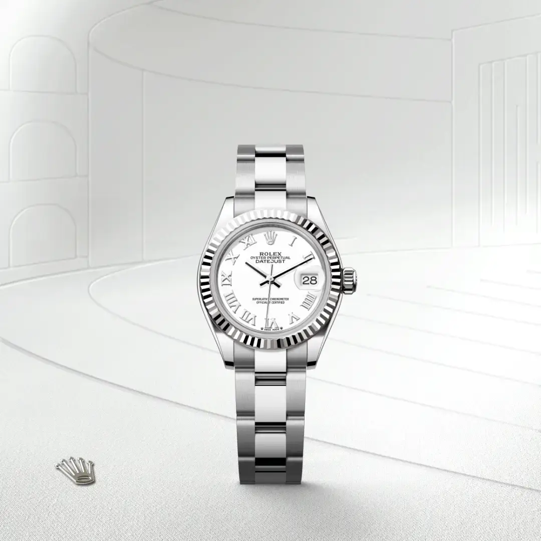 rolex lady-datejust in white rolesor, m279174-0020 - watch palace, First image