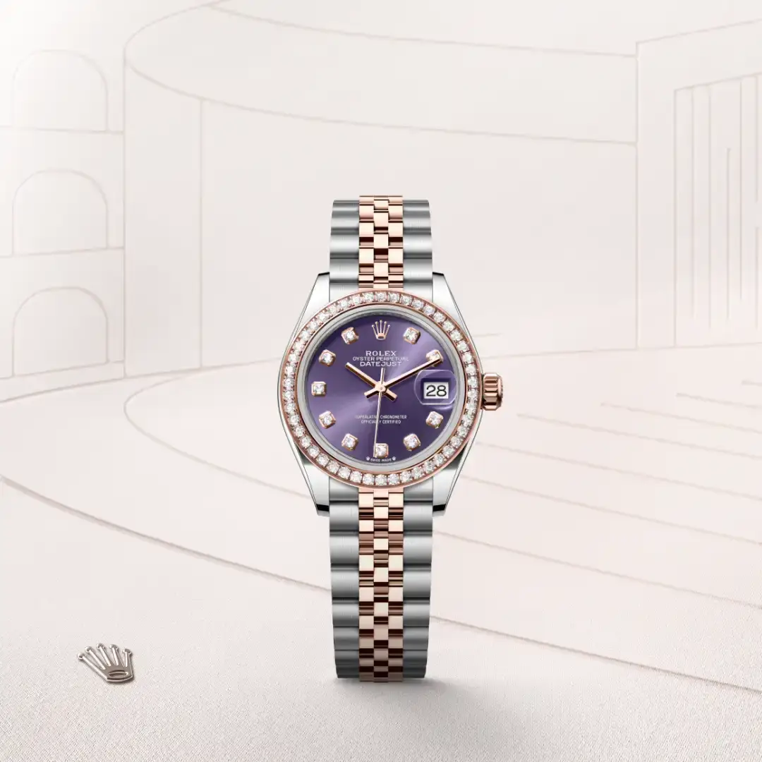 rolex lady-datejust in everose rolesor, M279381RBR-0015- watch palace, First image
