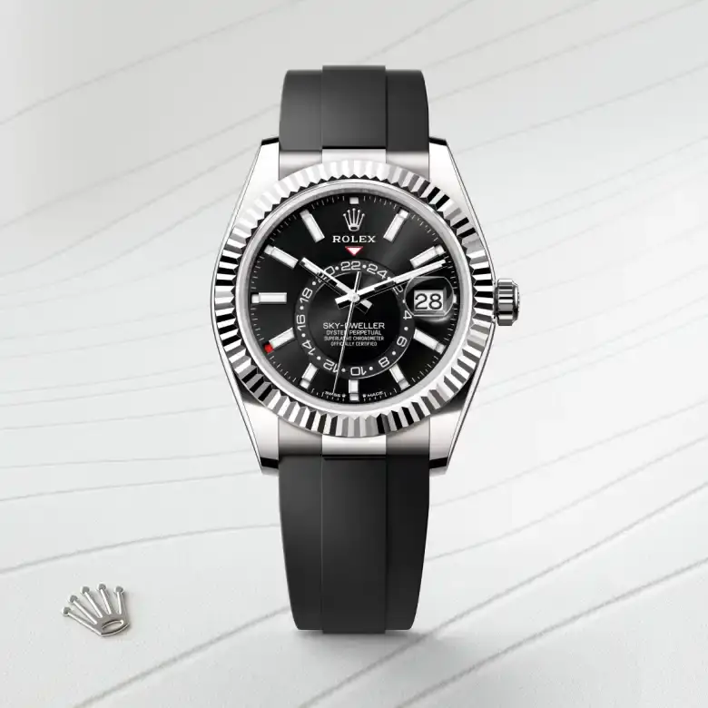 rolex sky-dweller in 18 ct white gold, m336239-0002 - watch palace, First image