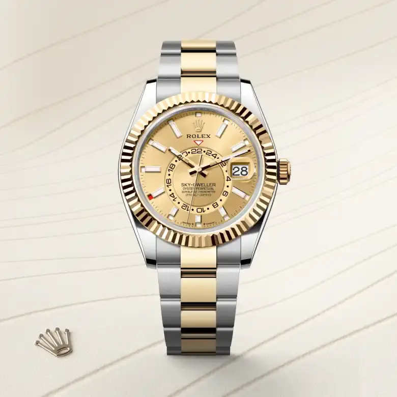rolex sky-dweller in yellow rolesor, m336933-0001 - watch palace, First image