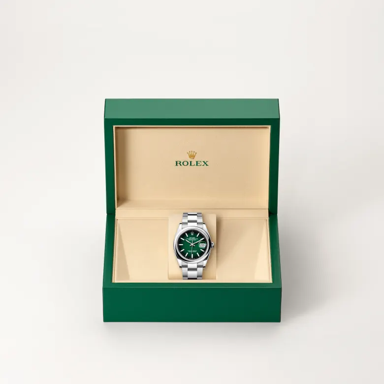 rolex datejust in oystersteel, M126200-0025- watch palace, Second image