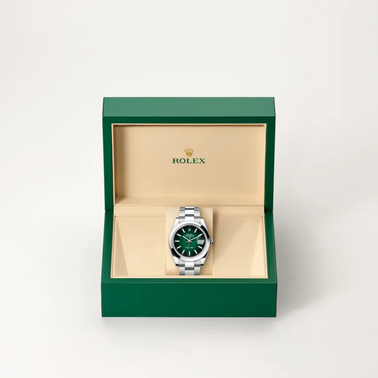 rolex datejust in oystersteel, M126300-0025- watch palace, Second image