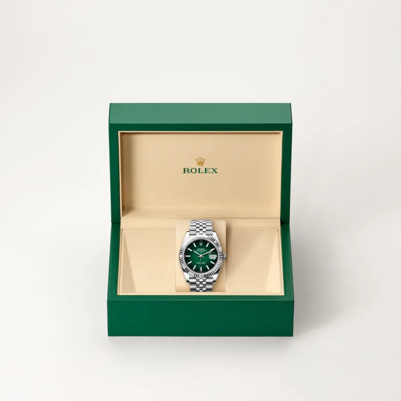 rolex datejust in white rolesor, M126334-0034- watch palace, Second image