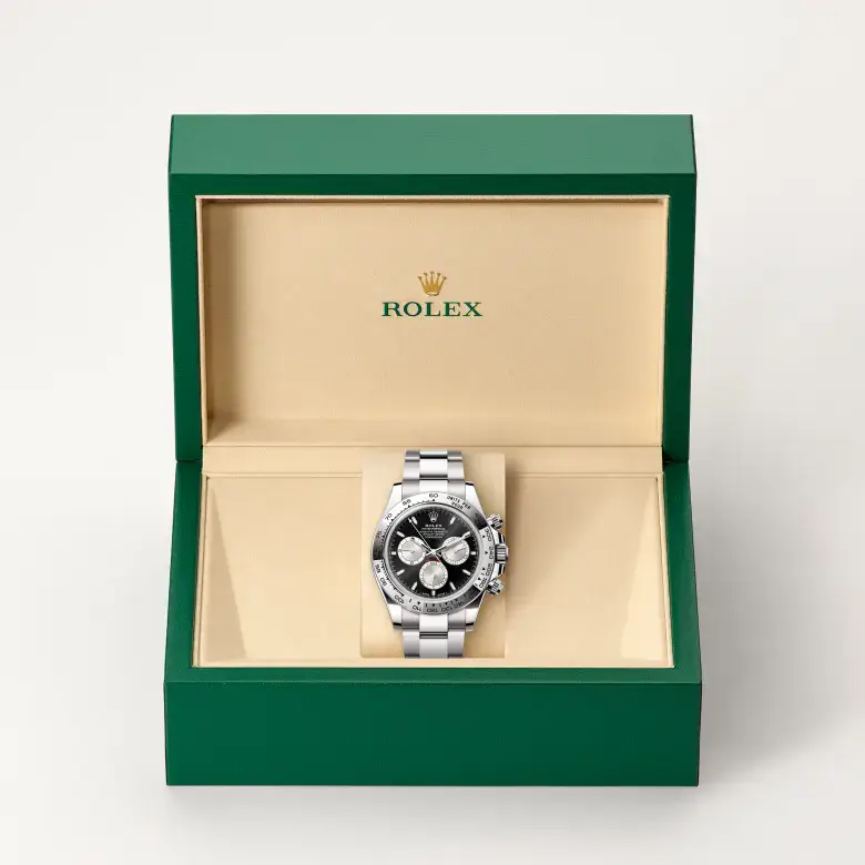 rolex cosmograph daytona in 18 ct white gold, m126509-0001 - watch palace, Second image