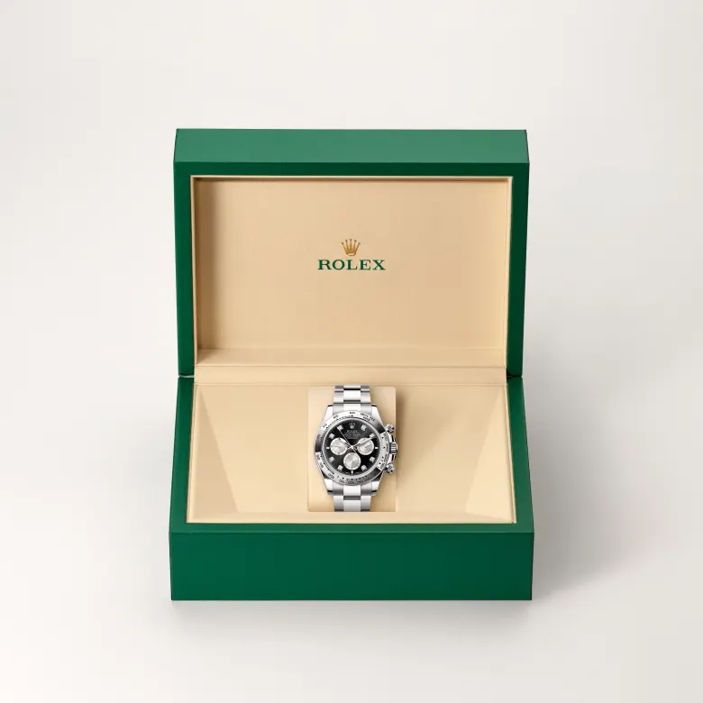 rolex cosmograph daytona in 18 ct white gold, M126509-0002- watch palace, Second image