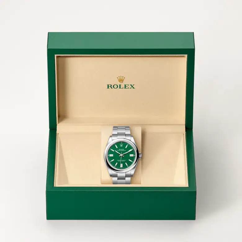rolex oyster perpetual in oystersteel, m134300-0004 - watch palace, Second image
