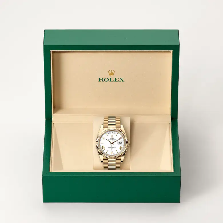 rolex day-date in 18 ct yellow gold, m228238-0042 - watch palace, Second image