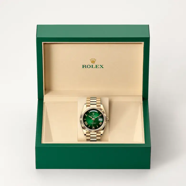 rolex day-date in 18 ct yellow gold, m228238-0069 - watch palace, Second image