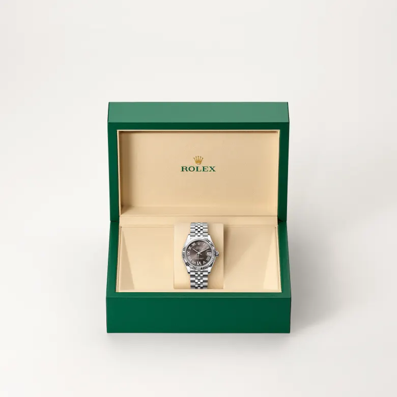 rolex datejust in white rolesor, M278274-0028- watch palace, Second image