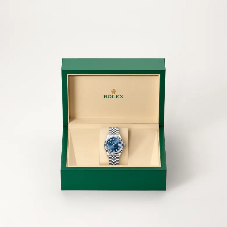 rolex datejust in white rolesor, M278274-0034- watch palace, Second image