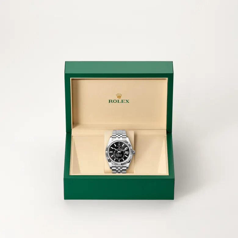 rolex sky-dweller in white rolesor, M336934-0008- watch palace, Second image