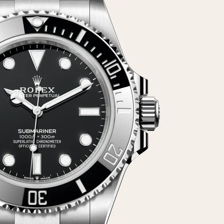 rolex submariner in oystersteel, m124060-0001 - watch palace, Third image