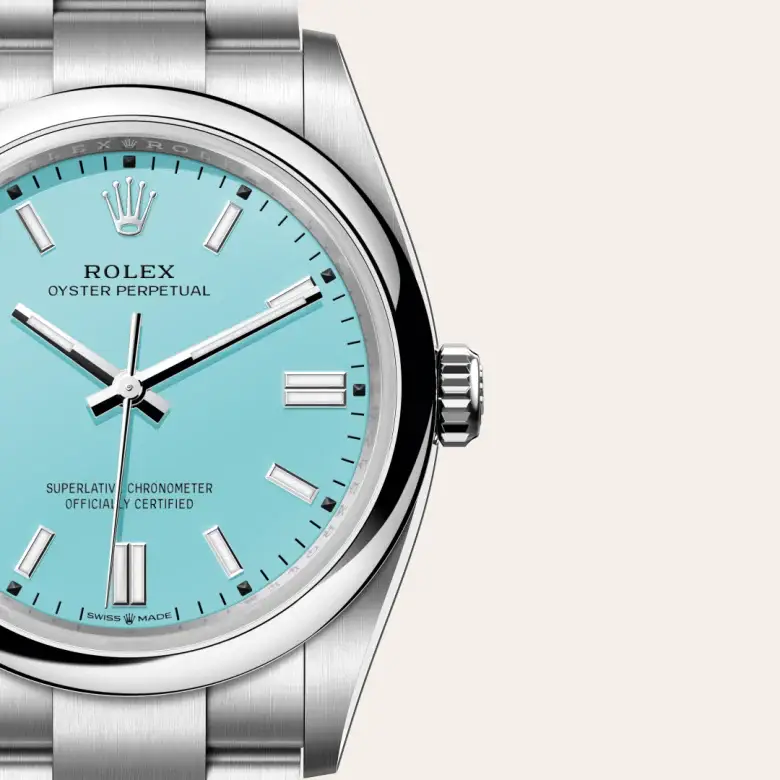 rolex oyster perpetual in oystersteel, M126000-0006- watch palace, Third image
