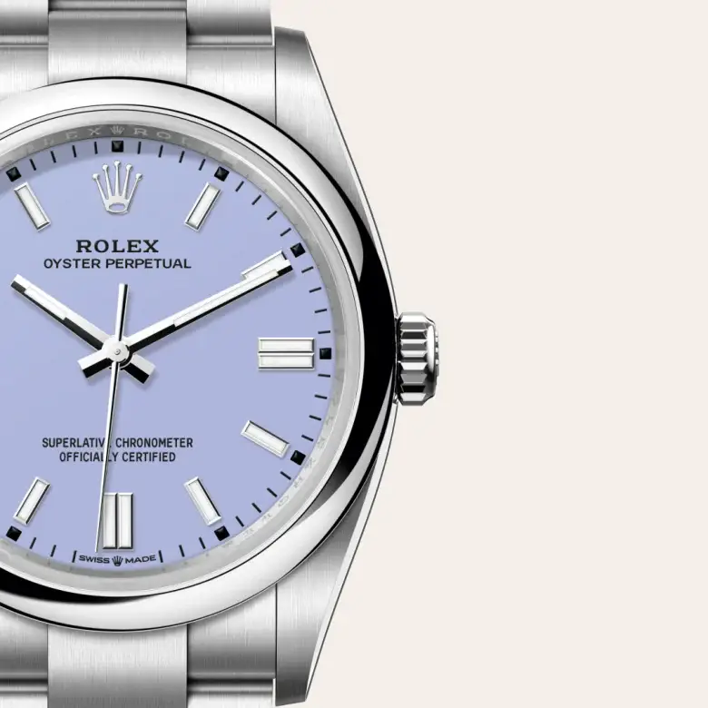 rolex oyster perpetual in oystersteel, M126000-0013- watch palace, Third image