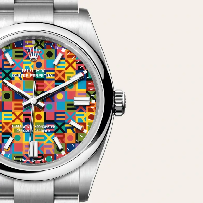 rolex oyster perpetual in oystersteel, m126000-0016 - watch palace, Third image