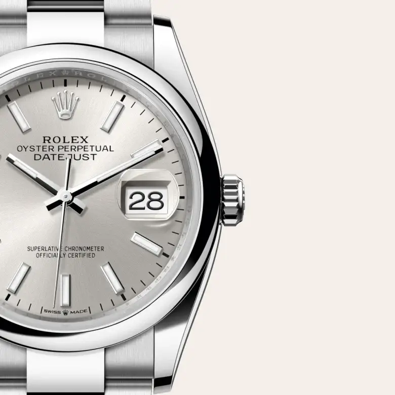 rolex datejust in oystersteel, m126200-0002 - watch palace, Third image