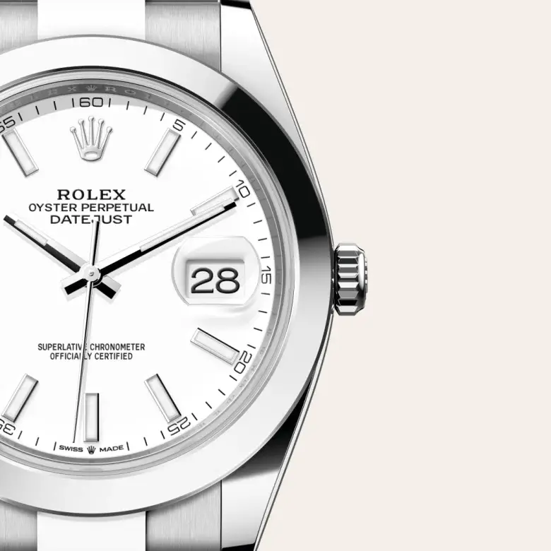 rolex datejust in oystersteel, m126300-0005 - watch palace, Third image