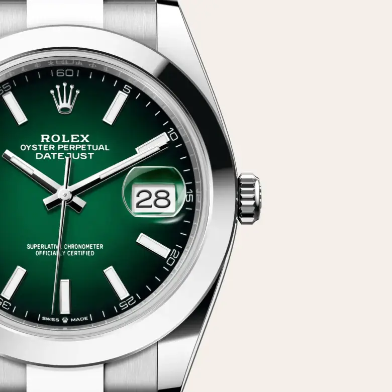 rolex datejust in oystersteel, M126300-0025- watch palace, Third image