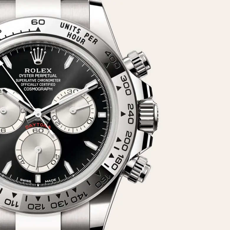 rolex cosmograph daytona in 18 ct white gold, m126509-0001 - watch palace, Third image