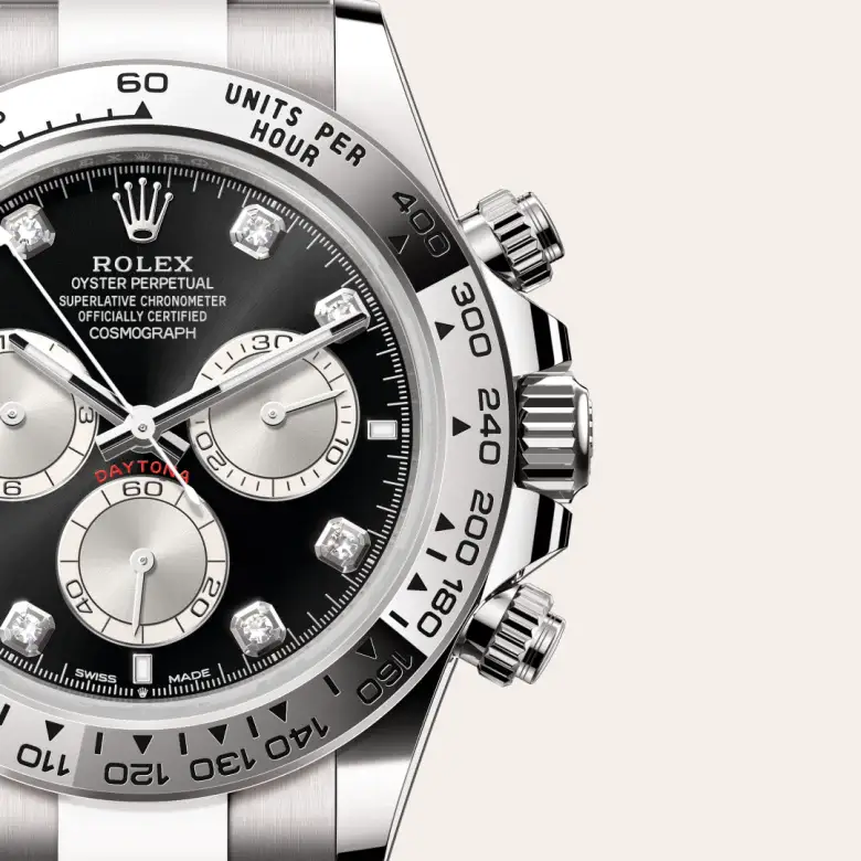 rolex cosmograph daytona in 18 ct white gold, M126509-0002- watch palace, Third image