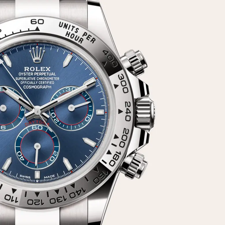 rolex cosmograph daytona in 18 ct white gold, M126509-0005- watch palace, Third image